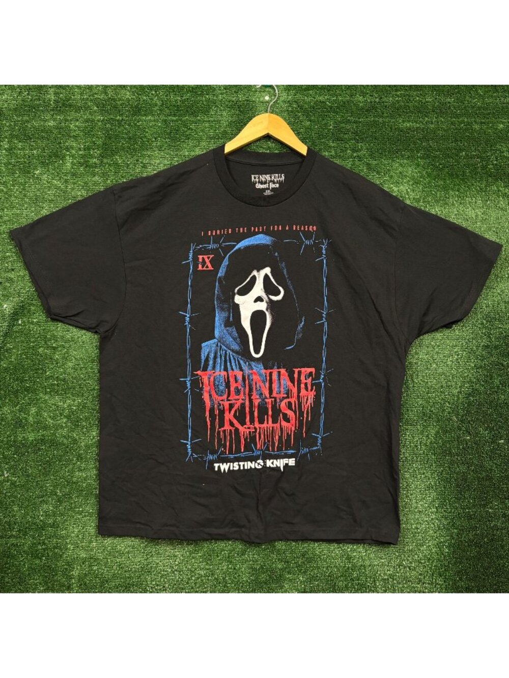 Scream Ghost Face x Ice Nine Kills Twisting the Knife Heavy Metal Band Tee XXL
